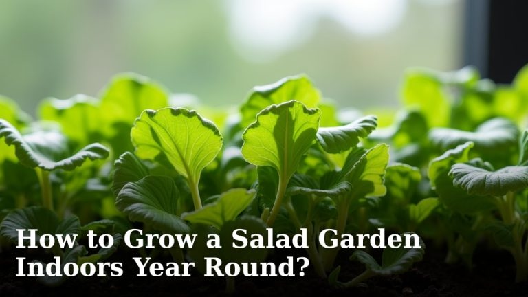 How to Grow a Salad Garden Indoors Year Round?