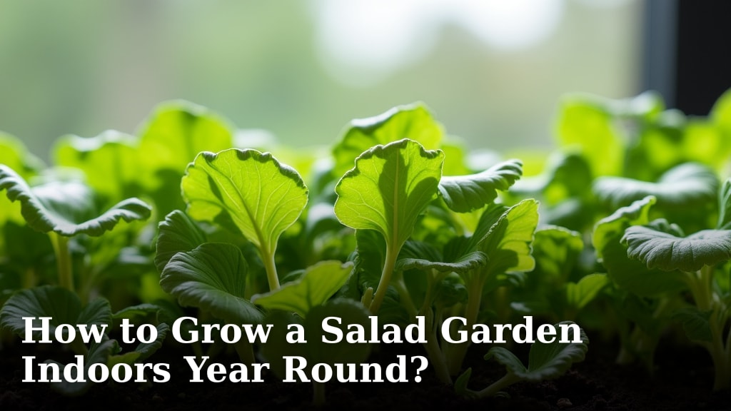 How to Grow a Salad Garden Indoors Year Round?