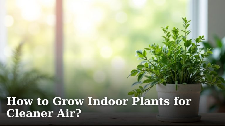 How to Grow Indoor Plants for Cleaner Air?