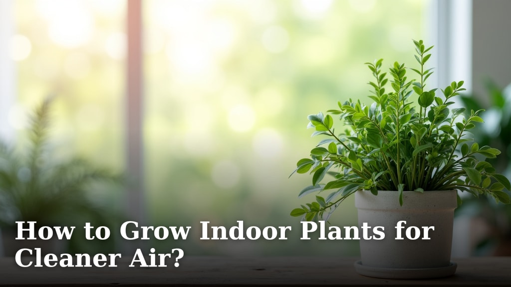 How to Grow Indoor Plants for Cleaner Air?