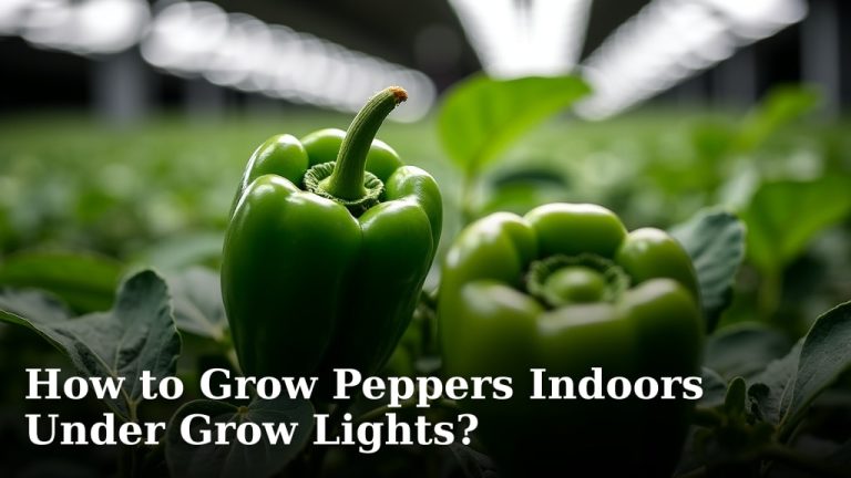 How to Grow Peppers Indoors Under Grow Lights?