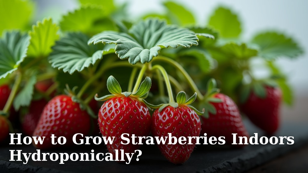 How to Grow Strawberries Indoors Hydroponically?