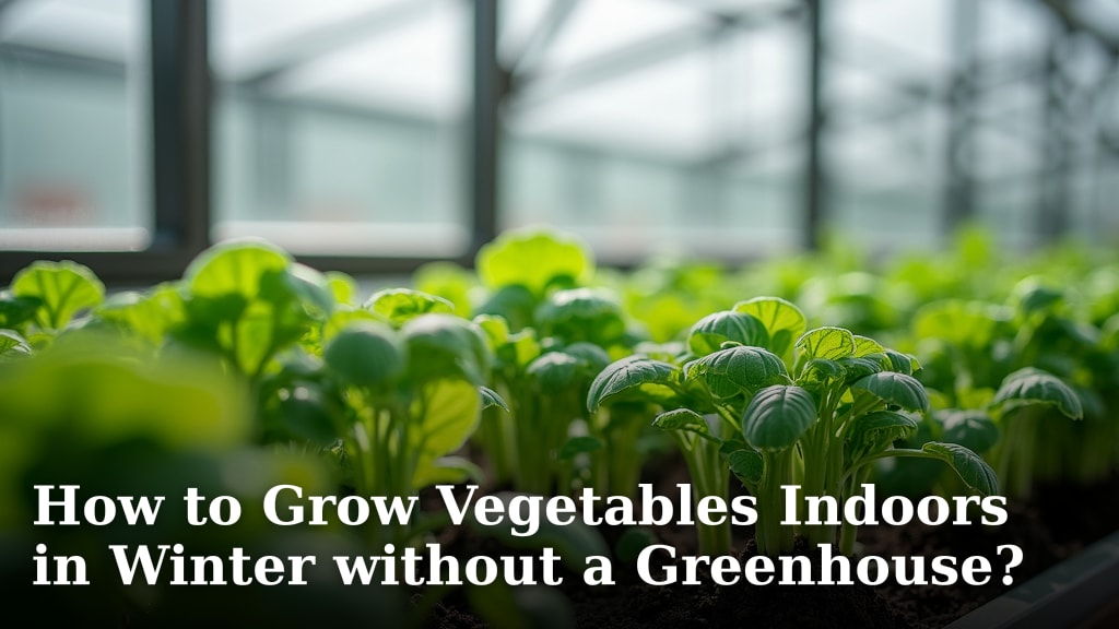 How to Grow Vegetables Indoors in Winter without a Greenhouse?
