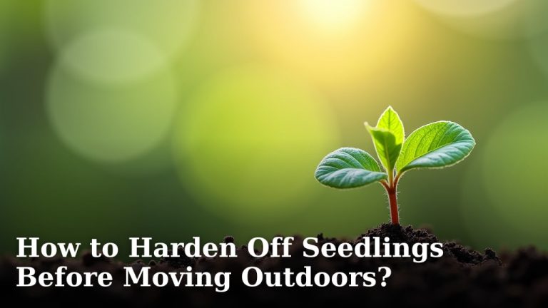 How to Harden Off Seedlings Before Moving Outdoors?