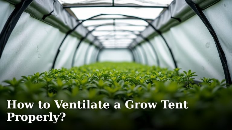 How to Ventilate a Grow Tent Properly?