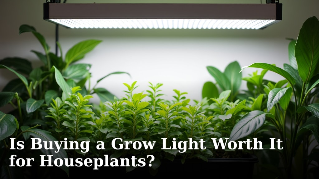 Is Buying a Grow Light Worth It for Houseplants?