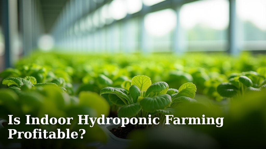 Is Indoor Hydroponic Farming Profitable?