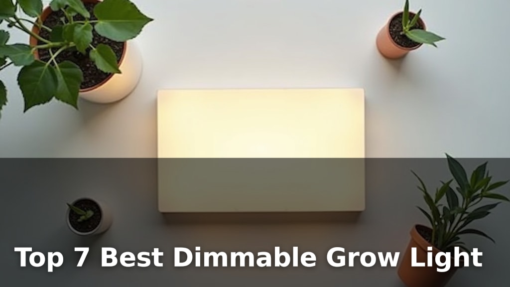 Top 7 Best Dimmable Grow Light