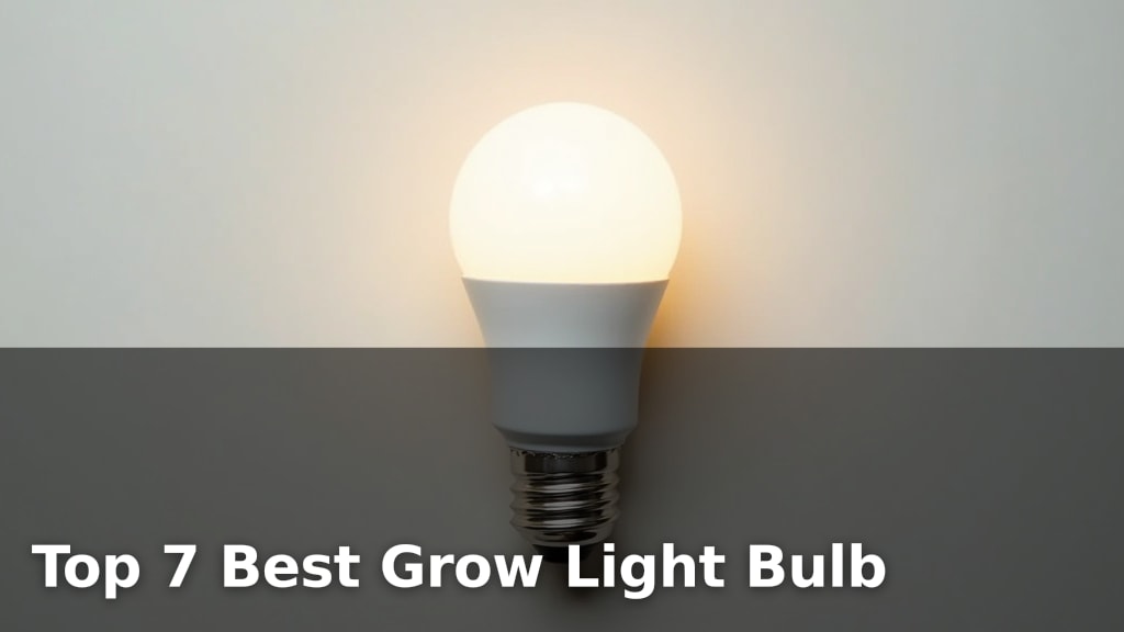 Top 7 Best Grow Light Bulb
