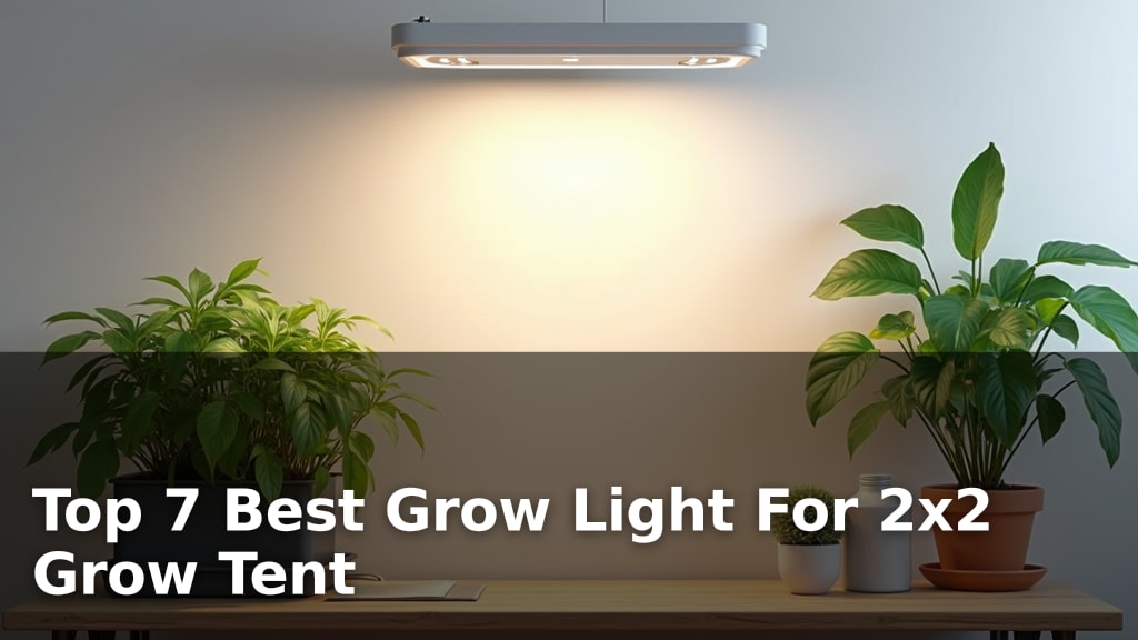Top 7 Best Grow Light For 2x2 Grow Tent