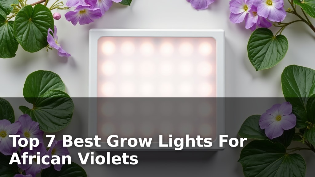 Top 7 Best Grow Lights For African Violets