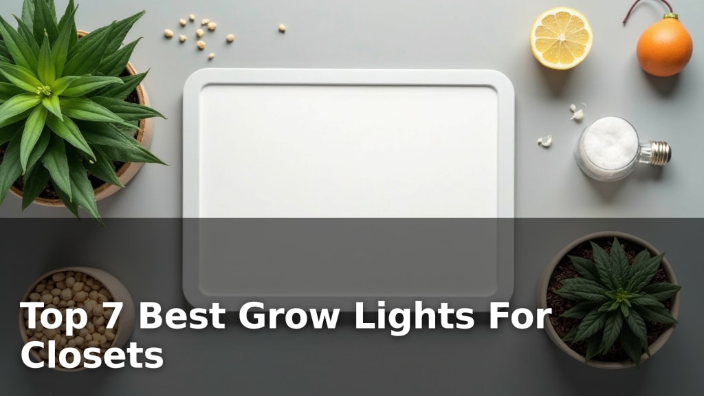 Top 7 Best Grow Lights For Closets