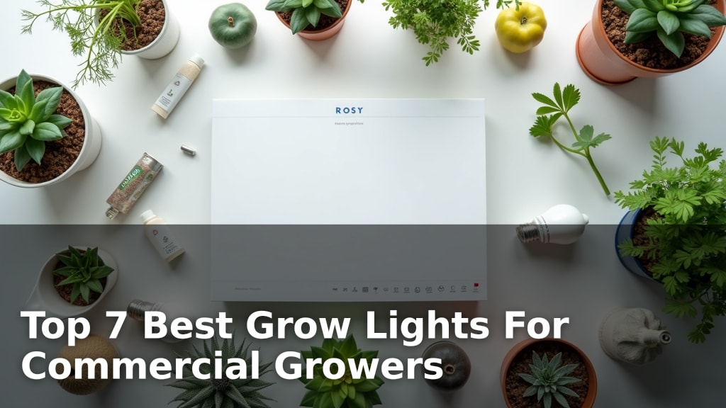Top 7 Best Grow Lights For Commercial Growers
