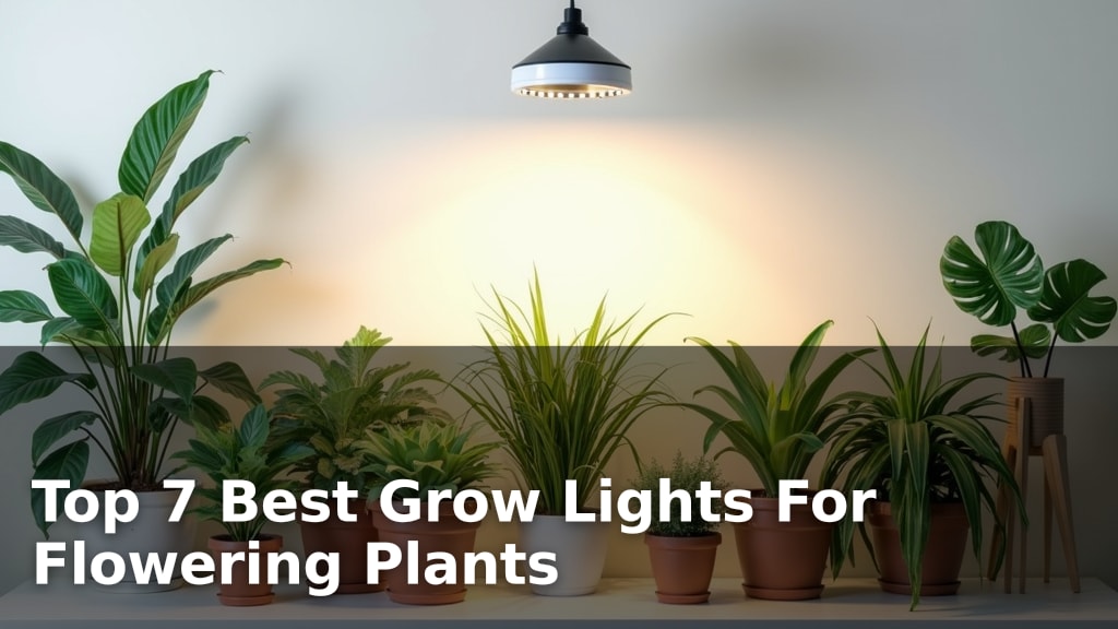 Top 7 Best Grow Lights For Flowering Plants