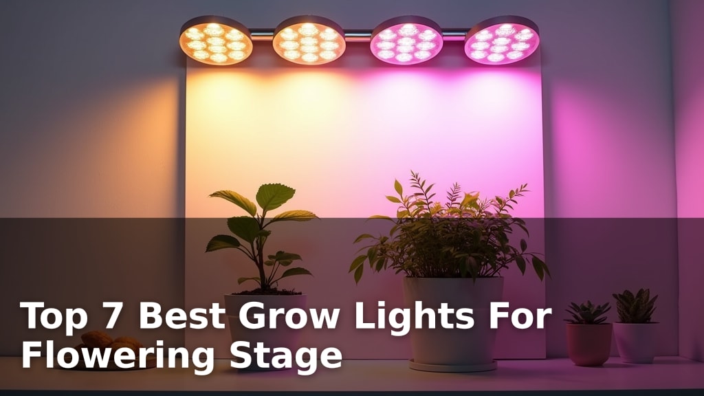 Top 7 Best Grow Lights For Flowering Stage