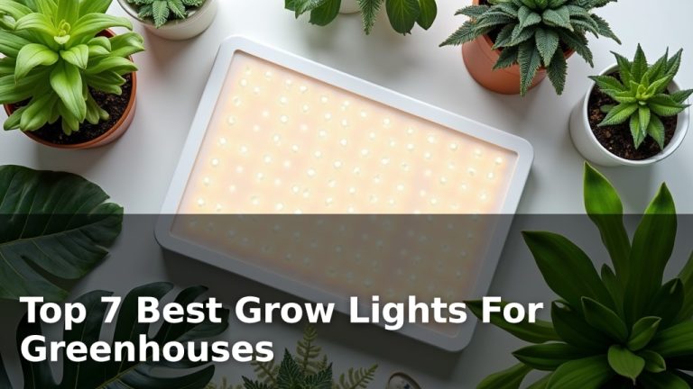 Top 7 Best Grow Lights For Greenhouses