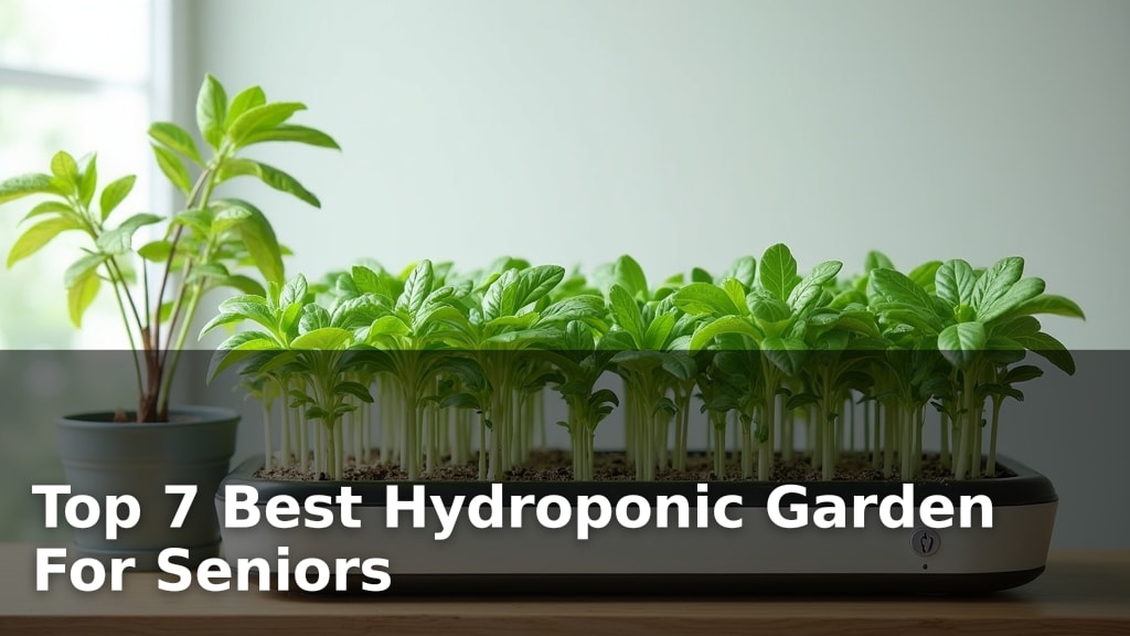 Top 7 Best Hydroponic Garden For Seniors