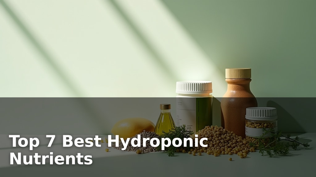 Top 7 Best Hydroponic Nutrients