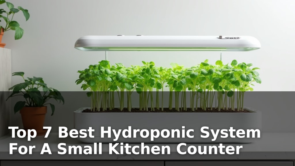 Top 7 Best Hydroponic System For A Small Kitchen Counter