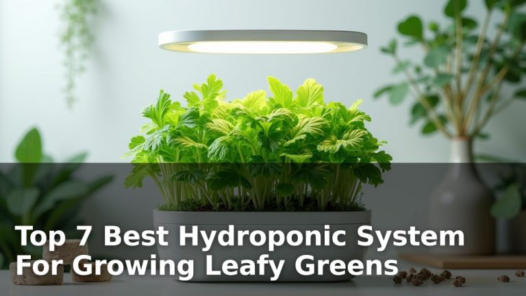 Top 7 Best Hydroponic System For Growing Leafy Greens