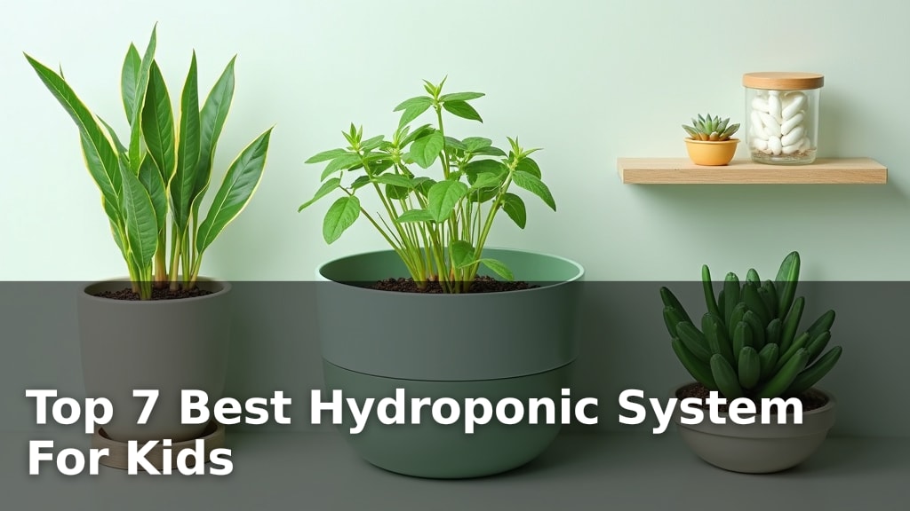 Top 7 Best Hydroponic System For Kids