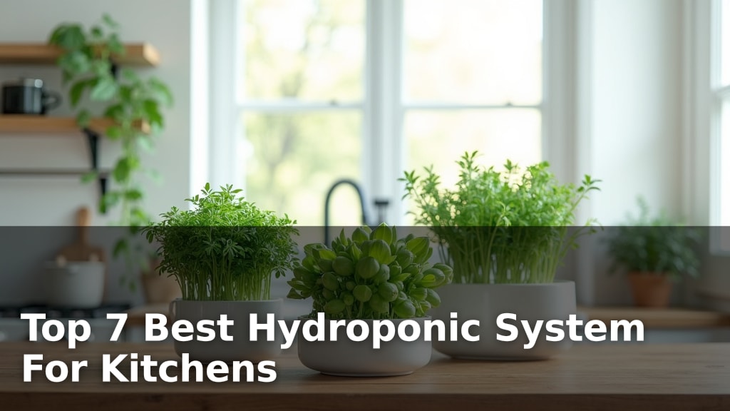 Top 7 Best Hydroponic System For Kitchens