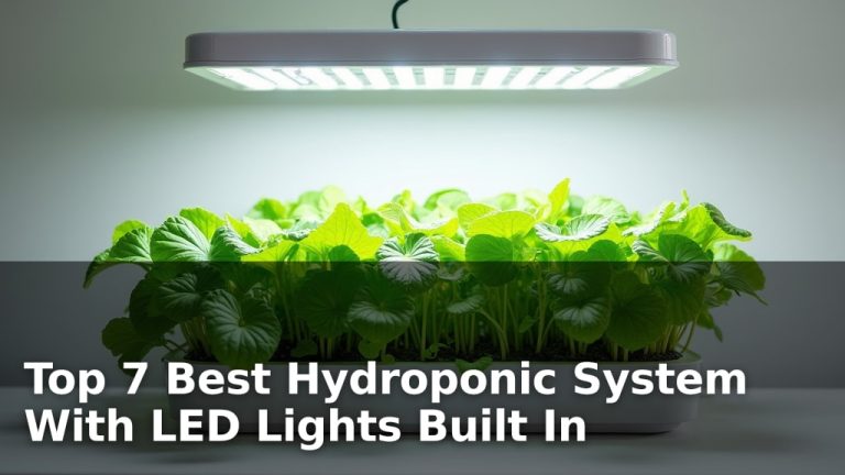 Top 7 Best Hydroponic System With LED Lights Built In