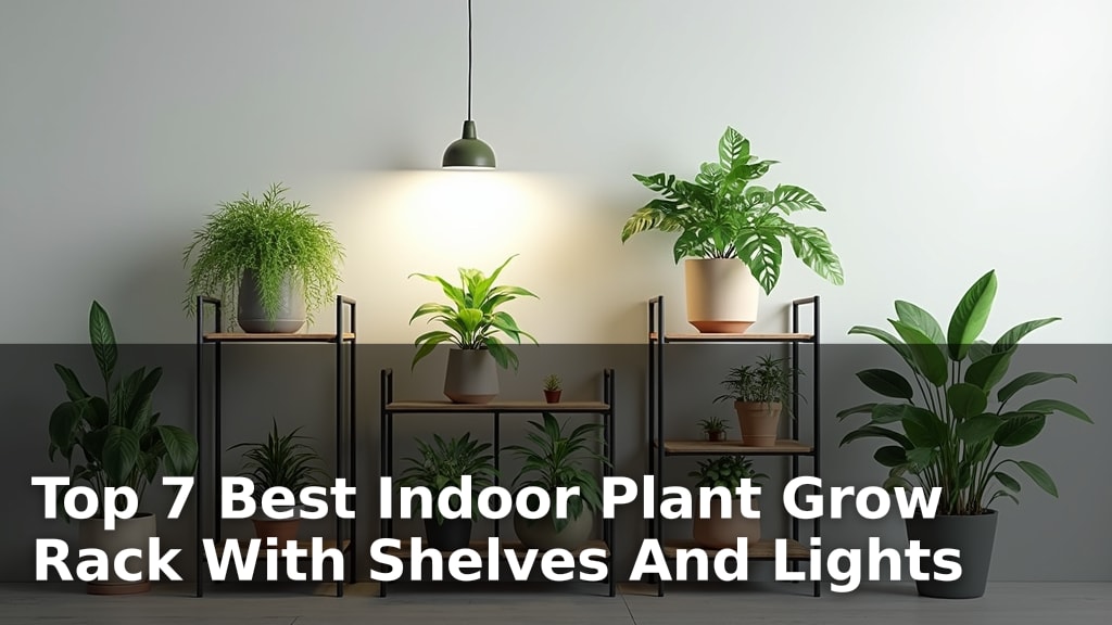 Top 7 Best Indoor Plant Grow Rack With Shelves And Lights