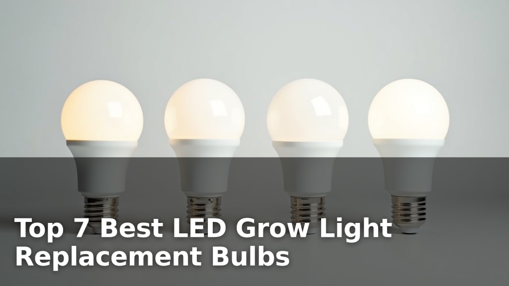 Top 7 Best LED Grow Light Replacement Bulbs