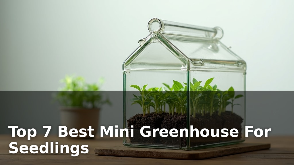 Top 7 Best Mini Greenhouse For Seedlings