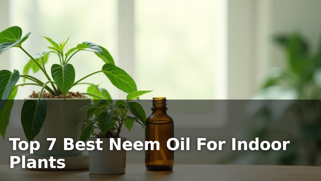Top 7 Best Neem Oil For Indoor Plants