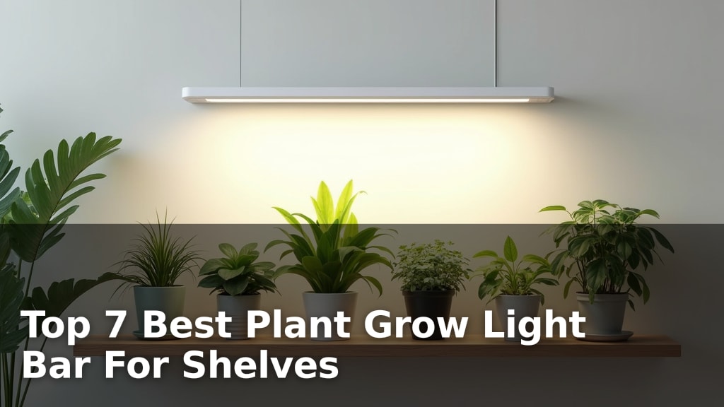 Top 7 Best Plant Grow Light Bar For Shelves