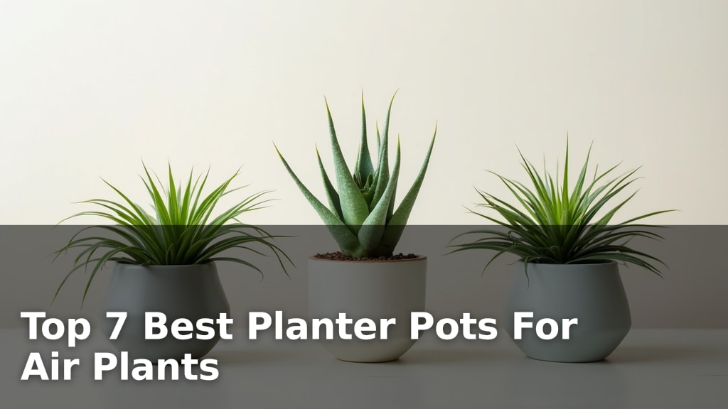 Top 7 Best Planter Pots For Air Plants