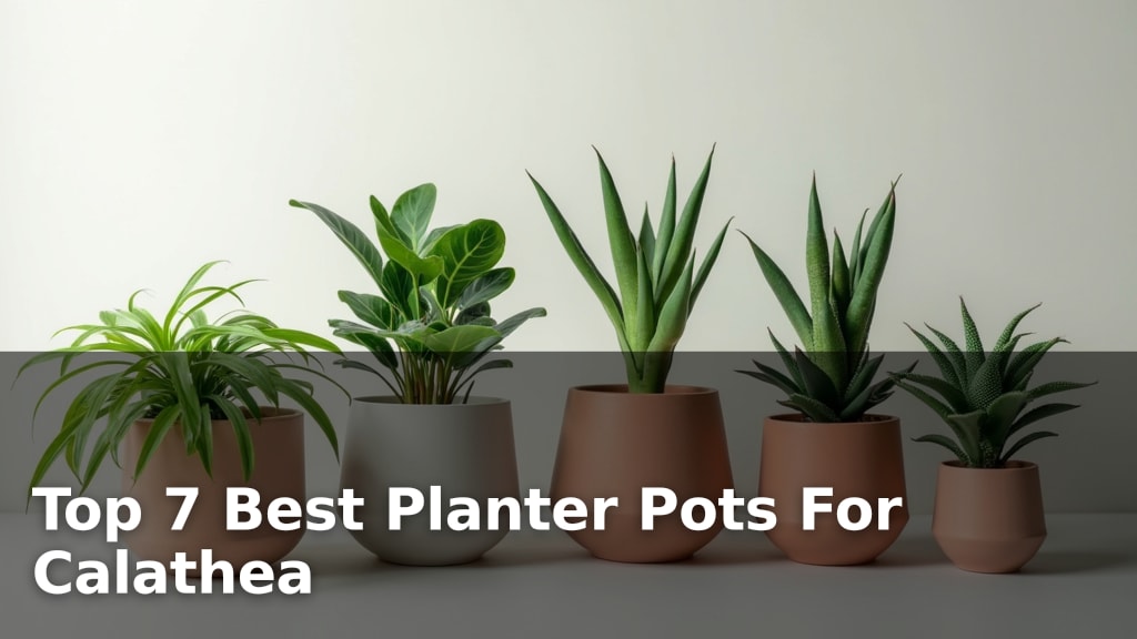 Top 7 Best Planter Pots For Calathea