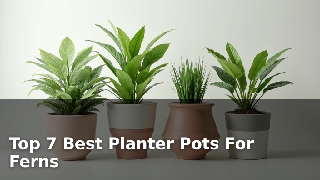 Top 7 Best Planter Pots For Ferns