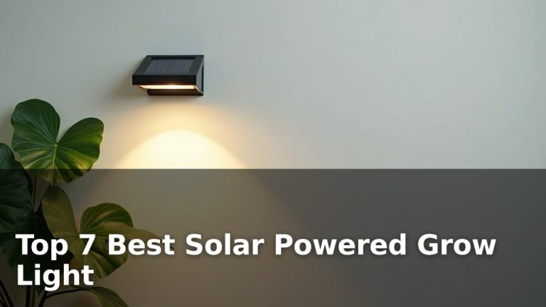 Top 7 Best Solar Powered Grow Light