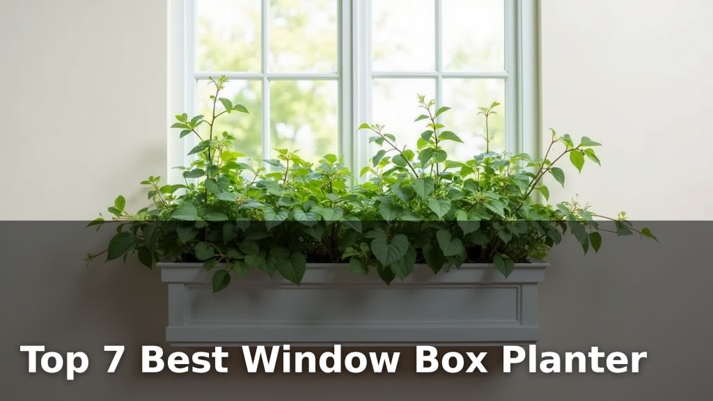 Top 7 Best Window Box Planter