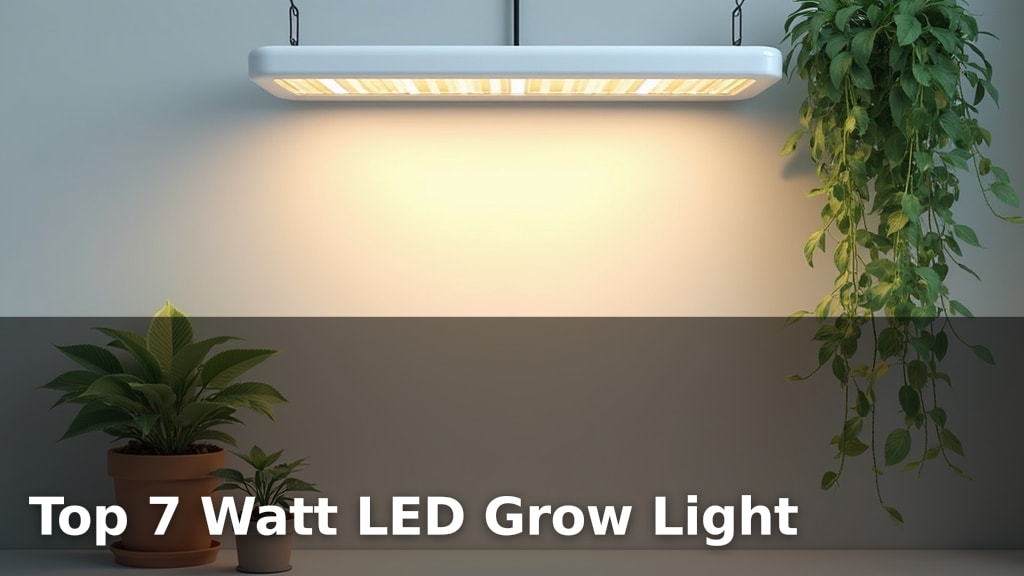Top 7 Watt LED Grow Light