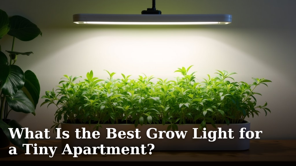 What Is the Best Grow Light for a Tiny Apartment?