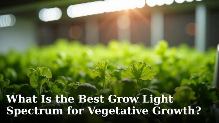 What Is the Best Grow Light Spectrum for Vegetative Growth?
