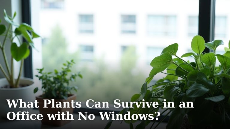 What Plants Can Survive in an Office with No Windows?