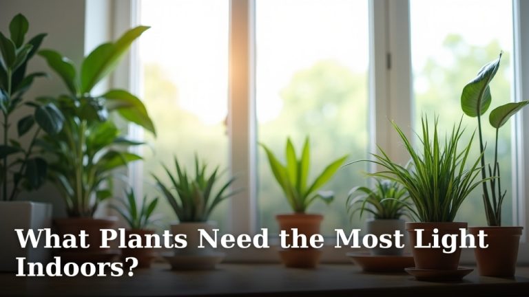 What Plants Need the Most Light Indoors?