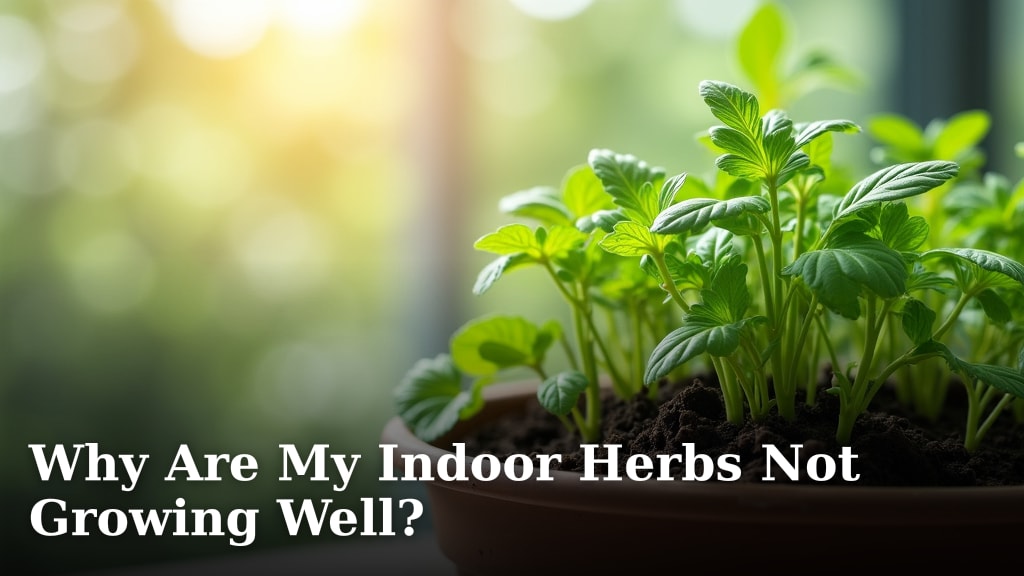 Why Are My Indoor Herbs Not Growing Well?