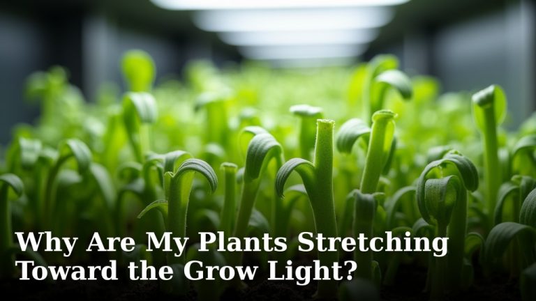 Why Are My Plants Stretching Toward the Grow Light?