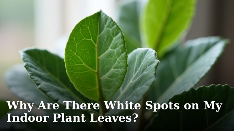 Why Are There White Spots on My Indoor Plant Leaves?