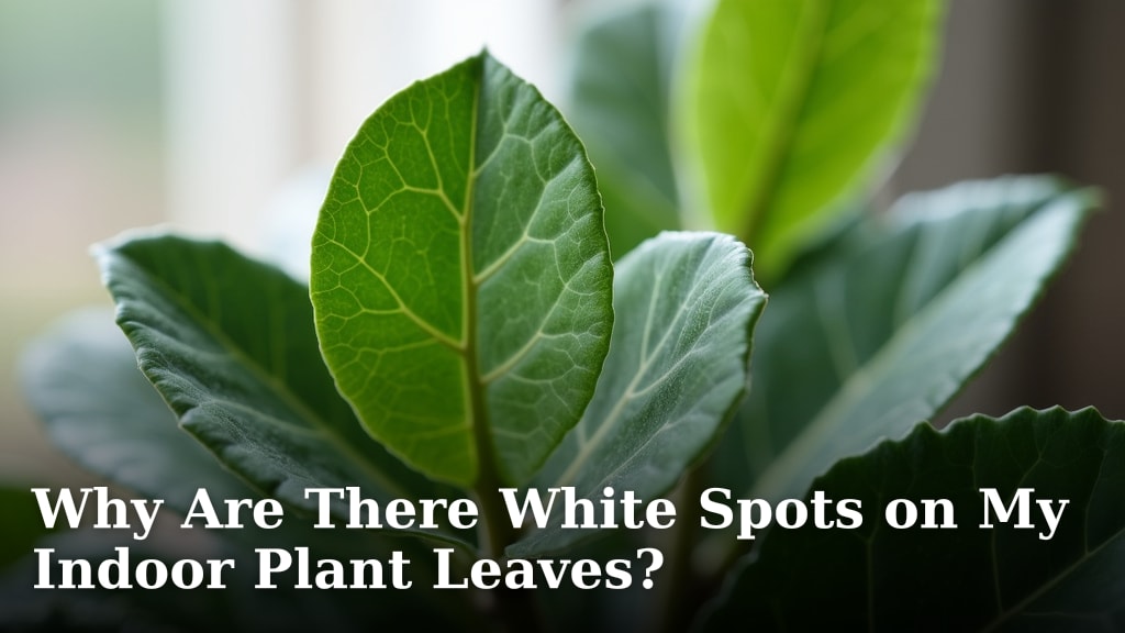Why Are There White Spots on My Indoor Plant Leaves?