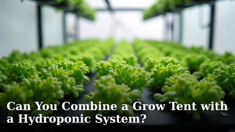 Can You Combine a Grow Tent with a Hydroponic System?