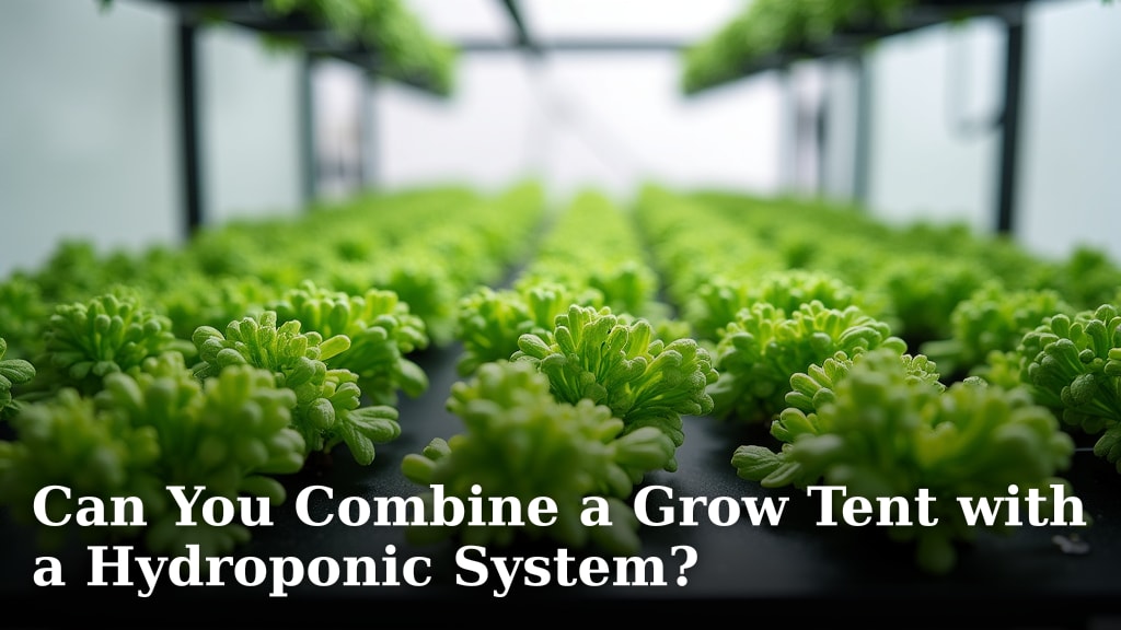 Can You Combine a Grow Tent with a Hydroponic System?