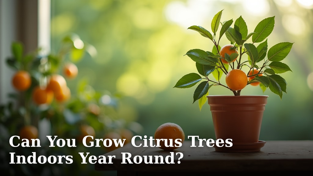 Can You Grow Citrus Trees Indoors Year Round?