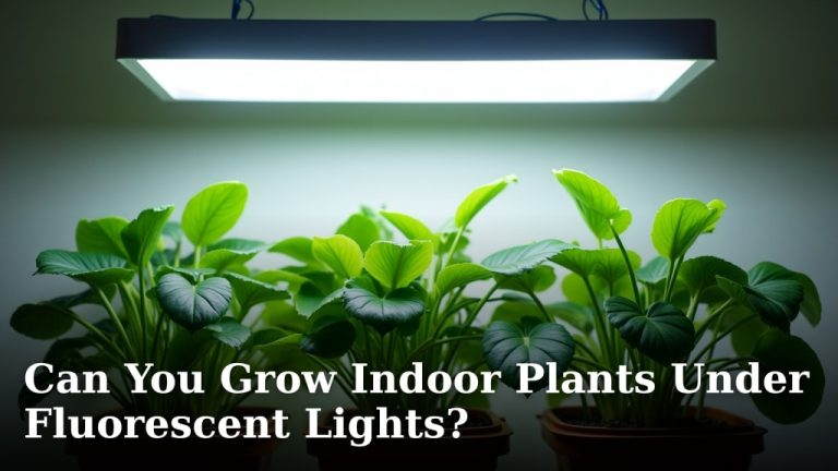 Can You Grow Indoor Plants Under Fluorescent Lights?